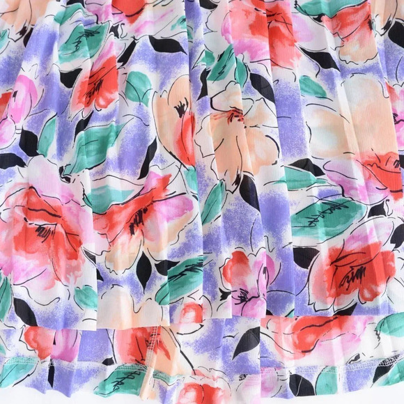 Vintage D'allaird's Made In Canada Floral Long Sleeve Midi  Dress - Picture 8 of 15